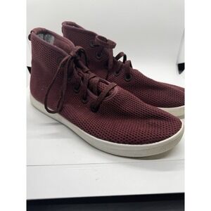 Allbirds men Tree Topper Sneakers Size 10 Maroon/Burgundy EUC SB2